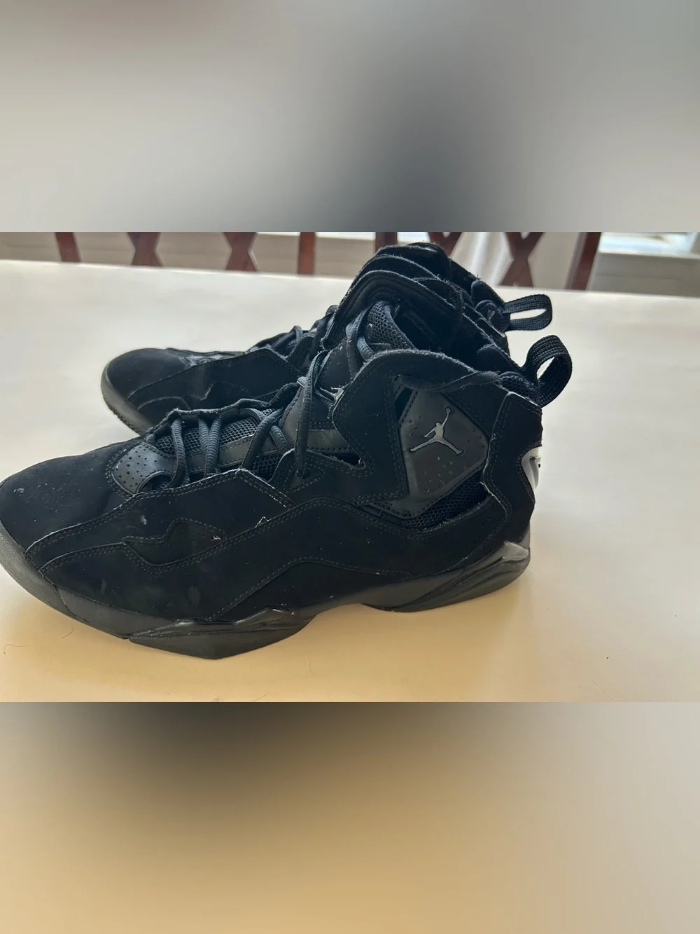 Jordan Black Suede High-Top Sneakers size 10.5